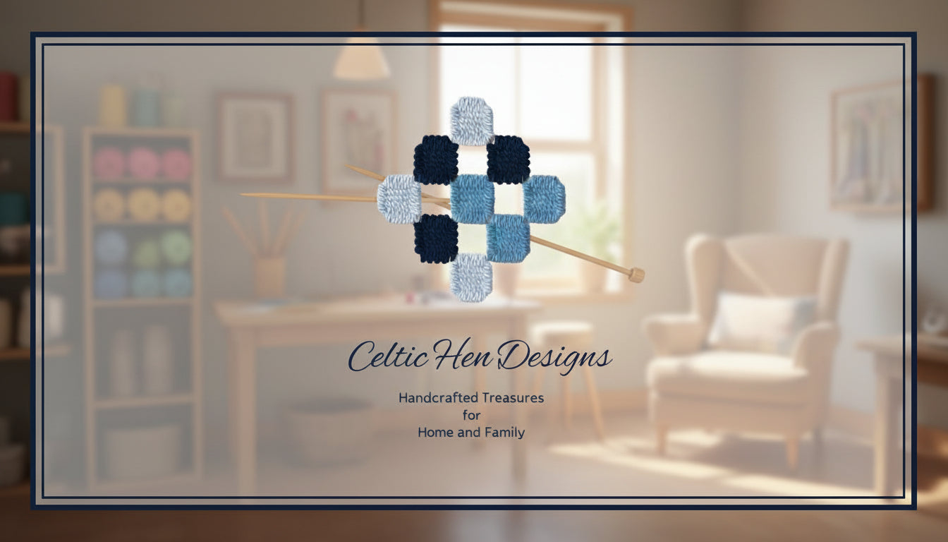 Product packaging for 'Ann's Legacy' with a geometric pattern and brand name.