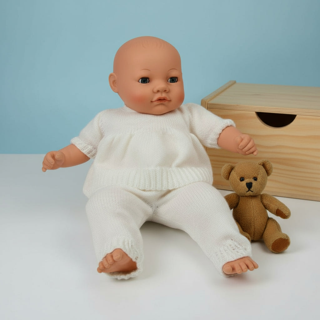 Knitting Pattern: Baby Boy Christening Set, Size 3 - 6 months - Digital Download